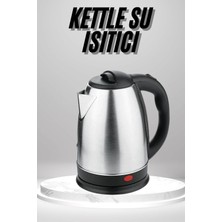 Bi Dünya Shop Su Isıtıcı 220 - 240 V Paslanmaz Çelik Kettle Uzun Ömürlü 2000 Watt