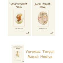 Everest Yayınları Beatrix Potter  2 - Sincap Cevizkıran Masalı + Beatrix Potter  6 - Bayan Hoşdiken Masalı + Yaramaz Tavşan Masalı