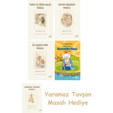 Everest Yayınları Beatrix Potter  7 - Turta ve Çörek Kalıbı Masalı + Beatrix Potter  6 - Bayan Hoşdiken Masalı + Beatrix Potter  5 - Iki Şaşkın Fare Masalı + Çağdaş Yorumla Nasreddin Hoca - Karikatür/şiir
