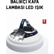 Profesyonel Şarjlı LED Far – Ipx5 Suya Dayanıklı, 4 Işık Modu, Hareket Sensörlü
