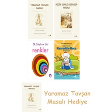 Everest Yayınları Beatrix Potter  9 - Yaramaz Tavşan Masalı + Beatrix Potter  23 - Küçük Domuz Robinson Masalı + Ilk Kitaplarım - Renkler (Ciltli) + Çağdaş Yorumla Nasreddin Hoca - Karikatür/şiir