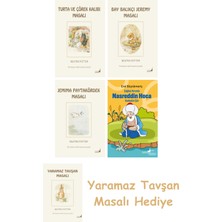 Everest Yayınları Beatrix Potter  7 - Turta ve Çörek Kalıbı Masalı + Beatrix Potter  8 - Bay Balıkçı Jeremy Masalı + Beatrix Potter  12 - Jemima Paytakördek Masalı + Çağdaş Yorumla Nasreddin Hoca - Karikatür/şiir