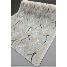 Pvc Şeffaf Kaplama Deliksiz Dantel Raf Örtüsü / Runner-Yaprak