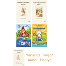Everest Yayınları Beatrix Potter  17 - Timmy Küçükparmak Masalı + Beatrix Potter  23 - Küçük Domuz Robinson Masalı + Belki De Çok Seversin + Çağdaş Yorumla Nasreddin Hoca - Karikatür/şiir