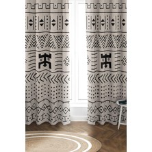 Dolce Mariee Parlak Saten Mikro Kumaş Çift Kanat Fon Perde Takımı PRD0011