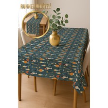 Dolce Mariee Şık Dokulu Leke Tutmaz Masa Örtüsü MSRT013