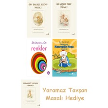 Everest Yayınları Beatrix Potter  8 - Bay Balıkçı Jeremy Masalı + Beatrix Potter  5 - Iki Şaşkın Fare Masalı + Ilk Kitaplarım - Renkler (Ciltli) + Çağdaş Yorumla Nasreddin Hoca - Karikatür/şiir