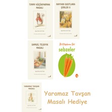 Everest Yayınları Beatrix Potter  17 - Timmy Küçükparmak Masalı + Beatrix Potter  22 - Hayvan Dostlara Şiirler 2 + Beatrix Potter  13 - Samuel Telbıyık Masalı + Ilk Kitaplarım - Sebzeler (Ciltli)