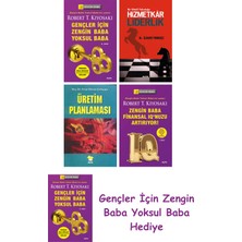 Alfa Yayınları Gençler Için Zengin Baba Yoksul Baba + Hizmetkar Liderlik (Cep Boy) + Üretim Planlaması + Zengin ...