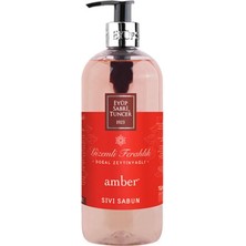 Eyüp Sabri Tuncer 500 ml  Renkli Sabun Amber Doğal Zeytinyağlı Şık Tasarım
