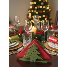 DIGIARTISAN3D Yılbaşı Konsepti Çam Ağacı Peçetelik