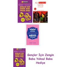 Alfa Yayınları Gençler Için Zengin Baba Yoksul Baba + Alaturka Satış Stratejileri + Iyi Patron Kötü Patron