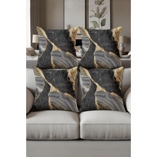 Dolce Mariee Dijital Baskılı Yumuşak Dokulu 4’lü Kırlent Kılıfı Takımı (43X43 Cm) KRL0014