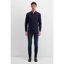 Mavi James Lux Black Puslu Koyu Mavi Jean Pantolon 0042490825