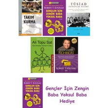 Alfa Yayınları Takım Kurma + Gençler Için Zengin Baba Yoksul Baba + Tüsiad Patronlar Kulübü + Ali Topu Sat + Zen...