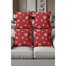 Dolce Mariee Dijital Baskılı Yumuşak Dokulu 4’lü Kırlent Kılıfı Takımı (43X43 Cm) KRL0049