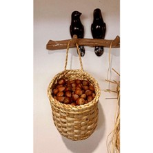 Ss Eral Koop Hasır Dekoratif Fındıklık Sepet Modeli