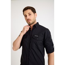 Q Steinbock Sithonia Erkek Outdoor Gömlek M - Siyah