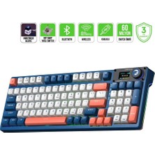 Gamepower Gasket Elite x Rgb Wireless-Bluetooth-Kablolu Mekanik Yağlı Switch Gasket Gaming Klavye