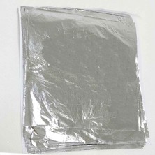 Tahtakale Toptancı Epoksi Tasarım Için Varak Yaprak 14X14 cm (100 Adet)  Gümüş