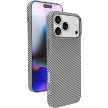 Piili Iphone 17 Pro Max Kevlar Serisi Magsafe Kılıf - Gri Karbon