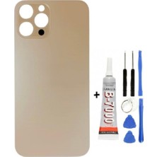 Azurtech iPhone 14 Pro Arka Kapak Pil Kapağı +Tamir Seti ve Yapıştırıcı Hediye