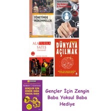 Alfa Yayınları Yönetimde Mükemmellik + Yüz Binlerce Iş Yaratan Adam + Alaturka Satış Stratejileri + Dünyaya Açılmak