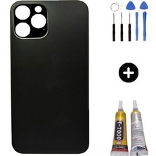 Azurtech iPhone 14 Pro Arka Kapak Pil Kapağı +Tamir Seti ve Yapıştırıcı Hediye