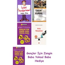 Alfa Yayınları Işimi Arıyorum + Takım Kurma + Gençler Için Zengin Baba Yoksul Baba + Kriz  Yönetimi