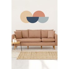 Hediyene Bak Daire Desenler Duvar Sticker 80X35 cm