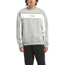 Reebok cl Team Tradıtıon Crew Gri Unisex Sweatshirt