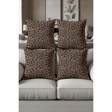 Dolce Mariee Dijital Baskılı Yumuşak Dokulu 4’lü Kırlent Kılıfı Takımı (43X43 Cm) KRL0022