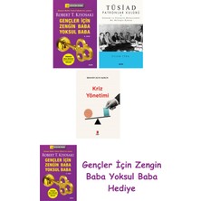 Alfa Yayınları Gençler Için Zengin Baba Yoksul Baba + Tüsiad Patronlar Kulübü + Kriz  Yönetimi