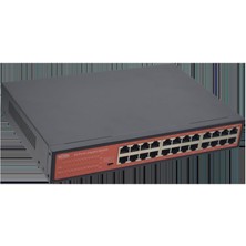 Binbir Göz Bilgisayar Wı-Tek WI-SG124D(V2) 24 Port 10/100/1000 Yonetılemez Rack Mount Swıtch Metal Kasa