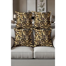 Dolce Mariee Dijital Baskılı Yumuşak Dokulu 4’lü Kırlent Kılıfı Takımı (43X43 Cm) KRL0021