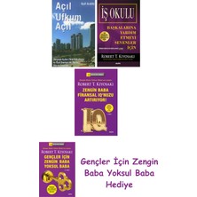 Alfa Yayınları Açıl Ufkum Açıl + Iş Okulu - Başkalarına Yardım Etmeyi Sevenler Için + Zengin Baba Finansal Iq'nu...