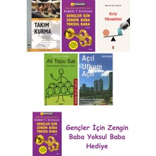 Alfa Yayınları Takım Kurma + Gençler Için Zengin Baba Yoksul Baba + Kriz  Yönetimi + Ali Topu Sat + Açıl Ufkum Açıl