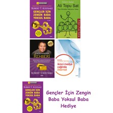 Alfa Yayınları Gençler Için Zengin Baba Yoksul Baba + Ali Topu Sat + Zengin Baba’nın Rehberi + Ikinci Medya Çağı...