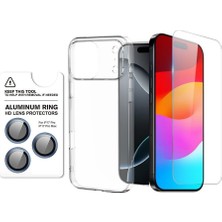 Teleplus iPhone 17 Pro Max Kılıf Droga Multi Set Paket Kılıf Ekran Koruyucu Kamera Lens Koruyucu