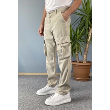 Alışveriş Sokağı Kargo Cepli Haki Pantolon