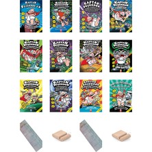 Altın Kitaplar Kaptan Düşükdon Serisi Tüm Kitapları 12 Kitaplık Set  9-12 Yaş Hikaye / Çizgi Roman+Tablet Tutucu
