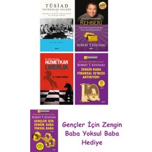 Alfa Yayınları Tüsiad Patronlar Kulübü + Zengin Baba’nın Rehberi + Hizmetkar Liderlik (Cep Boy) + Zengin Baba Fi...