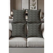 Dolce Mariee Dijital Baskılı Yumuşak Dokulu 4’lü Kırlent Kılıfı Takımı (43X43 Cm) KRL0015