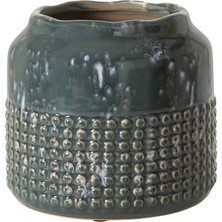 Mudo Home AZUL SERAMİK VAZO 18X16CM