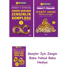Alfa Yayınları Zengin Babanın Zenginlik Komplosu + Nakit Akışı - Ölçüm Çeyreği
