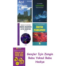 Alfa Yayınları Açıl Ufkum Açıl + Genoekonomi + Kişisel Başarının Altın Anahtarı + Üretim Planlaması