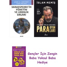 Alfa Yayınları Shakespeare'in Yönetim ve Liderlik Sırları + Para Oyunları