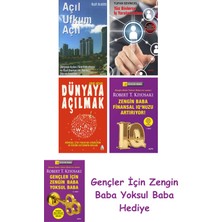 Alfa Yayınları Açıl Ufkum Açıl + Yüz Binlerce Iş Yaratan Adam + Dünyaya Açılmak + Zengin Baba Finansal Iq'nuzu A...
