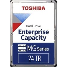 Toshiba 24TB MG512E MG11ACA24TE 7200RPM 3.5 Inç Sata 3.5 Enterprıse Nas ve Güvenlik Diski