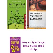 Alfa Yayınları Ali Topu Sat + Yeni Ekonomide Yönetim ve Pazarlama